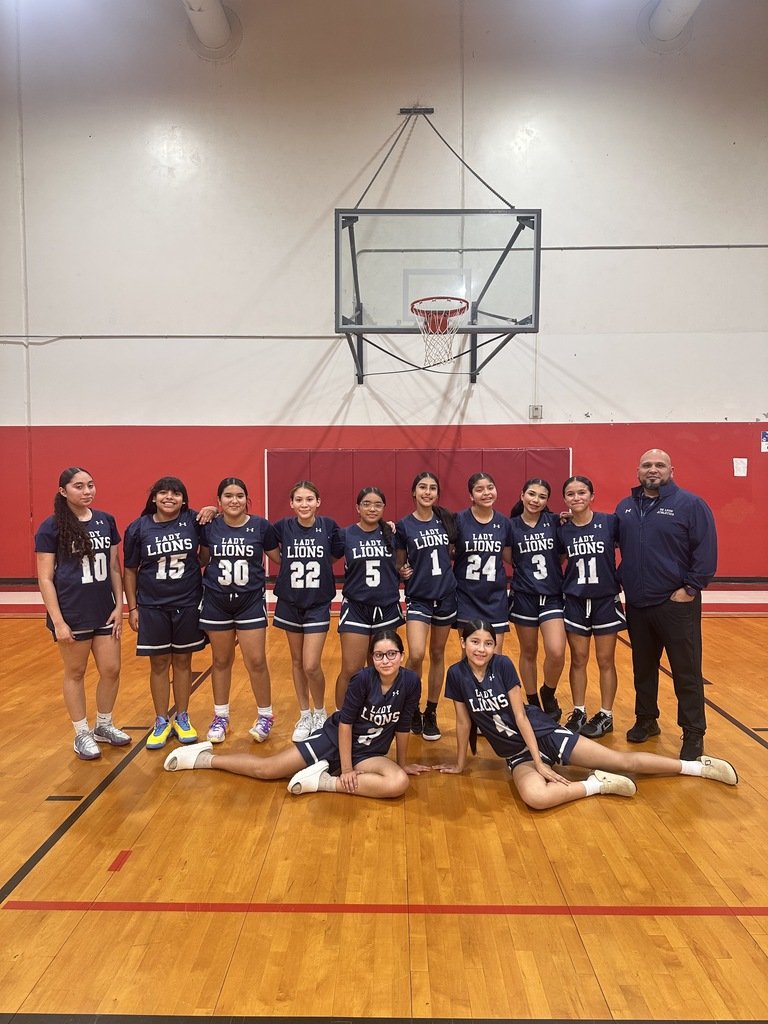 Congratulations to our Light &amp; Dark Lady Lion 7th grade Basketball teams! Both secured wins and showed their hustle and heart on the court. #OnePride
