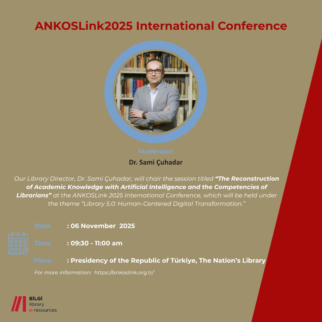 BILGI_Library's tweet image. Detaylı bilgi için/ For more information: ankoslink.org.tr

@Sami_Cuhadar