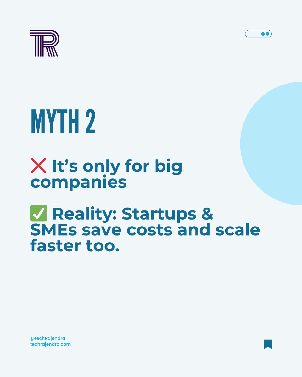 Tech_Rajendra's tweet image. 💡 Top 5 Custom Software Myths — Busted!

Expensive? Slow? Only for big companies? Think again.

Custom software saves costs, scales efficiently &amp;amp; fits YOUR business needs.

#CustomSoftware #MythBusted #TechRajendra #SmartSolutions #BusinessGrowth #DigitalTransformation #Software