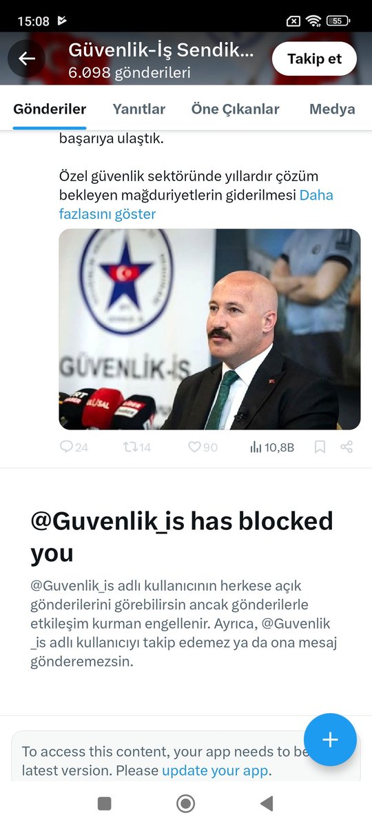 Engelleyerek gerçeklerden kaçamazsınız.
11 yıldır havalimanında çalışıyorum bir kuruş faydanız olmadı Özel güvenliklere işiniz gücünüz yalakalık güvenlikler artık ne olduğunuzu biliyor.
Tuncay Balcı ve Yavuz Dede ye para yedirerek baskı yaptırıyorsunuz.
<a href="/a_uraloglu/">Abdulkadir URALOĞLU</a> <a href="/dhmikurumsal/">DHMİ Genel Müdürlüğü</a>