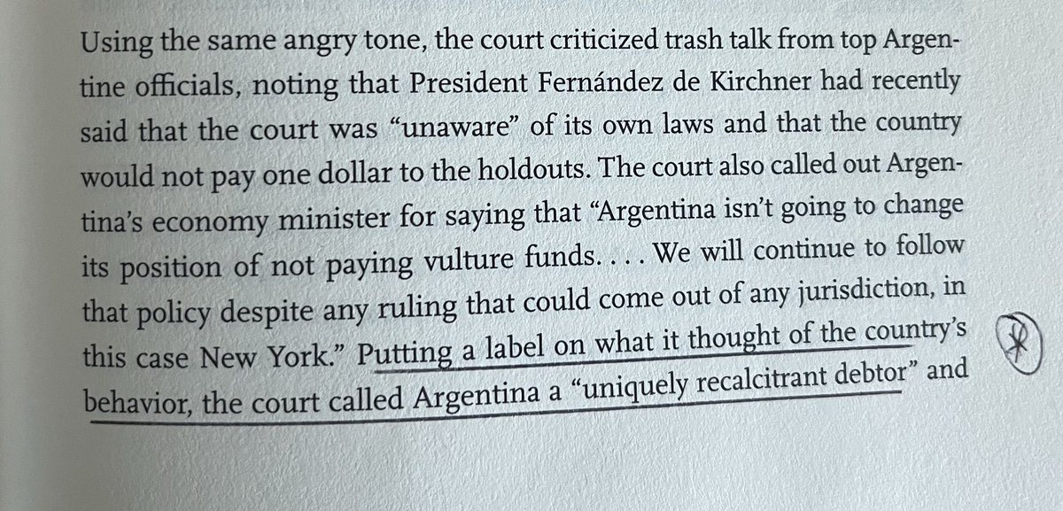agustindaco's tweet photo. 4) The Second Circuit Court of Appeals calls Argentina a “uniquely recalcitrant debtor” and accusing the country of engaging in the “diplomacy of default “. https://t.co/Mawvse7XDG