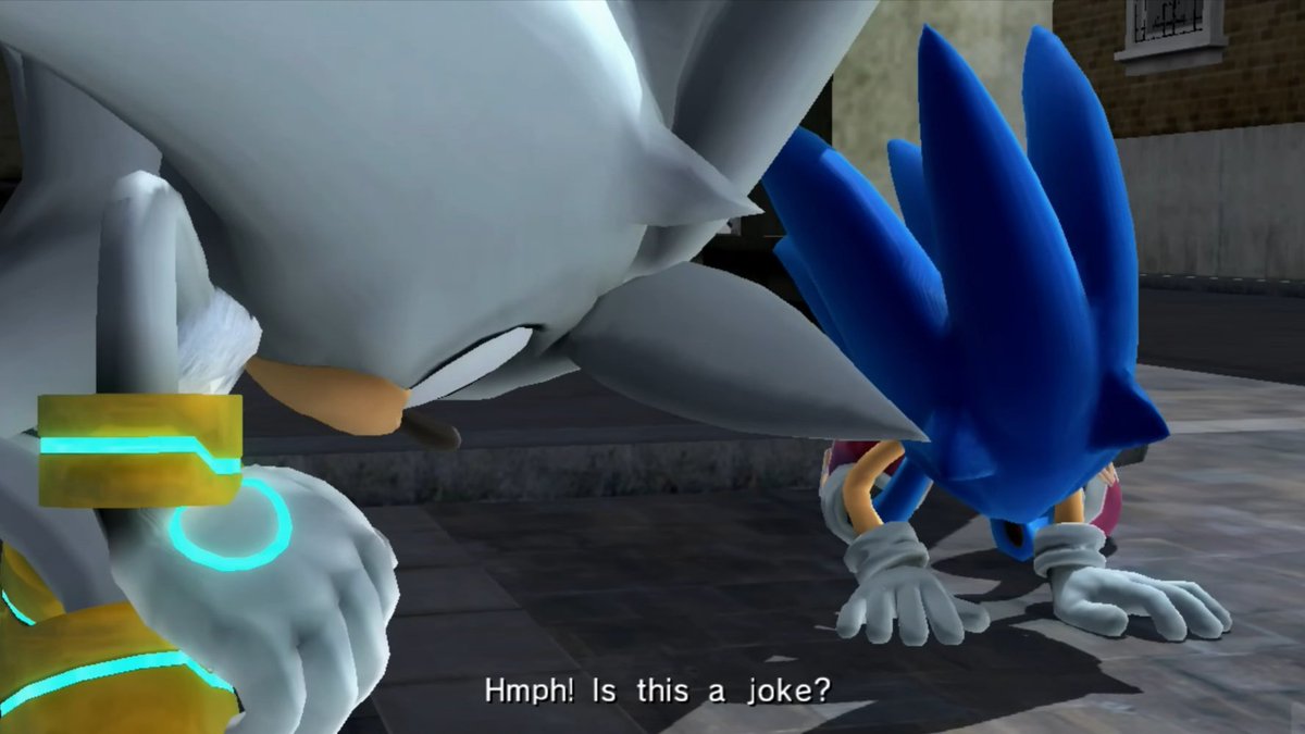HomophobicAmy's tweet image. Sonic gets his ass beat more often and I don&apos;t see y&apos;all talking shit about those like how you talk about the shadow kicking silver ONCE in one scene

Silver also had sonic on all fours more than twice without a chaos emerald btw 👀