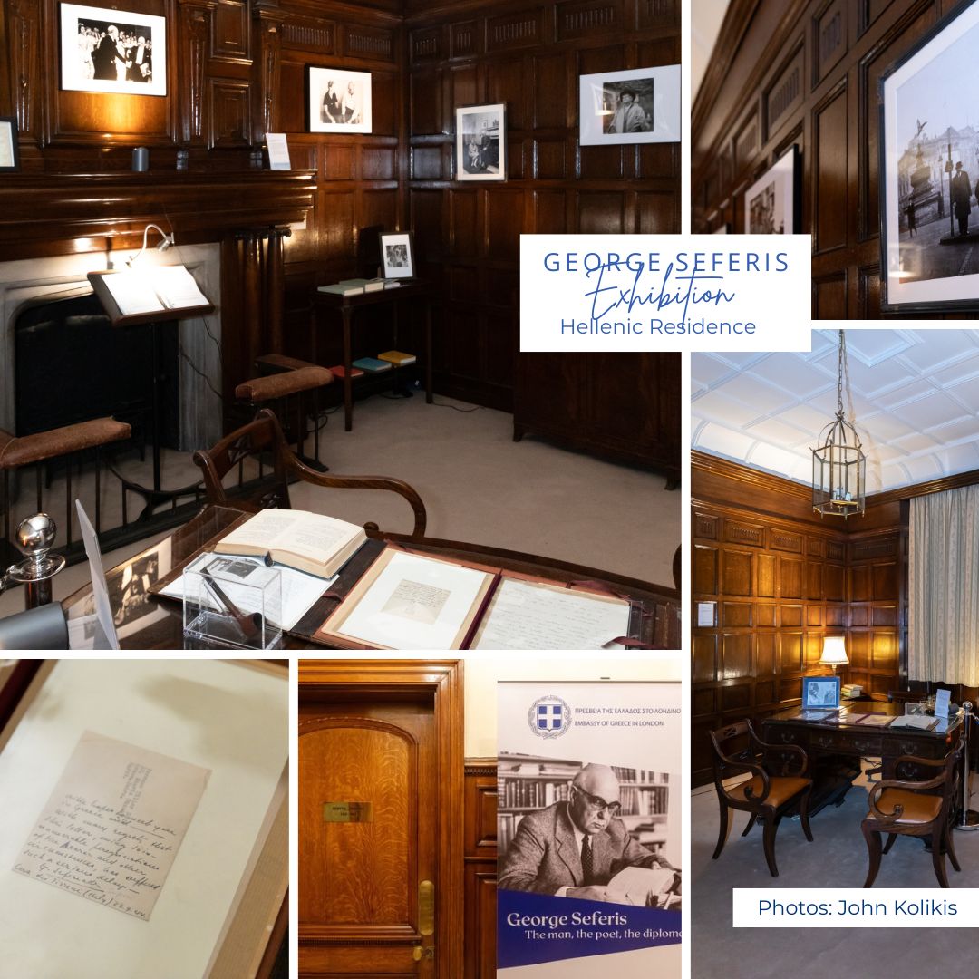 📢 Νέες ημερομηνίες λειτουργίας της έκθεσης για τον Γ. Σεφέρη
Επισκεφθείτε τη μόνιμη έκθεση της Πρεσβείας «Γιώργος Σεφέρης: Ο άνθρωπος, ο ποιητής, ο διπλωμάτης»:
🗓️13/11, ⏰ 10:00–12:00
🗓️ 26/11, ⏰ 17:00–19:00
🎟️ Δωρεάν είσοδος—Απαραίτητη η κράτηση 👇
eventbrite.com/e/permanent-ex…