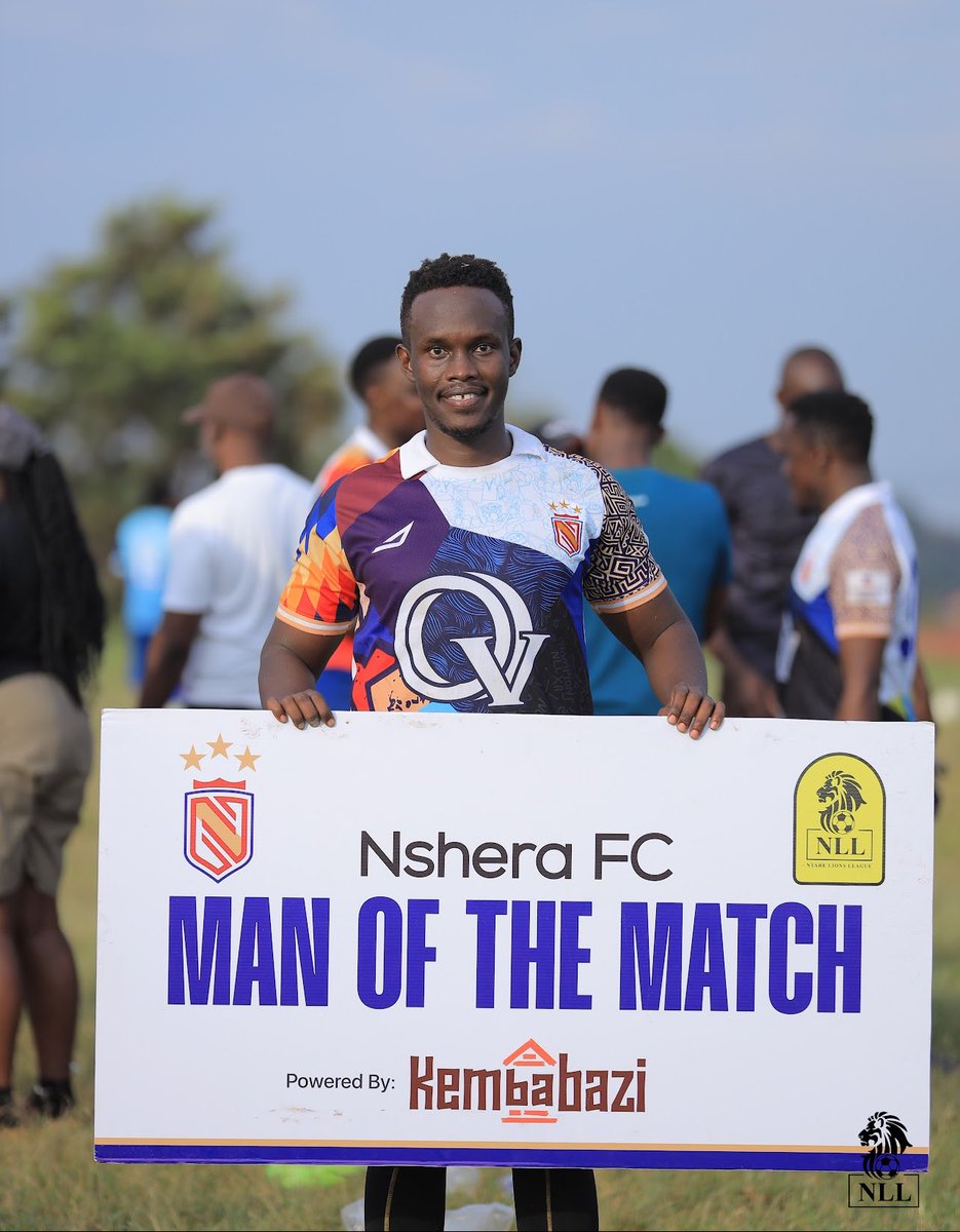 Our <a href="/kembabaziFoodUg/">KEMBABAZI CATERING CENTRE</a> Man of the Match vs <a href="/abazibu/">Abazibu FC</a> was the Hat-trick hero <a href="/WanMan_10/">WanMan</a>. 

The three goals took the tally of the <a href="/ntare_league/">Ntare Lions League</a> all time leading scorer to 149 goals.

EL Goate’

#WeBleedNshera
#NLLAtHome