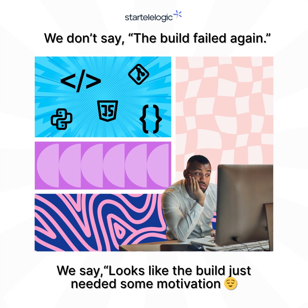 StarTeleLogic's tweet image. At startelelogic, we don’t just show up for work — we show up for each other.  Every project, bug, and quick sync is a chance to learn, create, and grow together.
Because great teams don’t wait for motivation — they build it.

#startelelogic #Teamwork #WorkCulture #KeepBuilding…