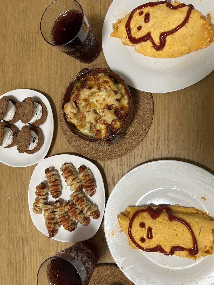 はらへりすぎでハロウィンごはん！！