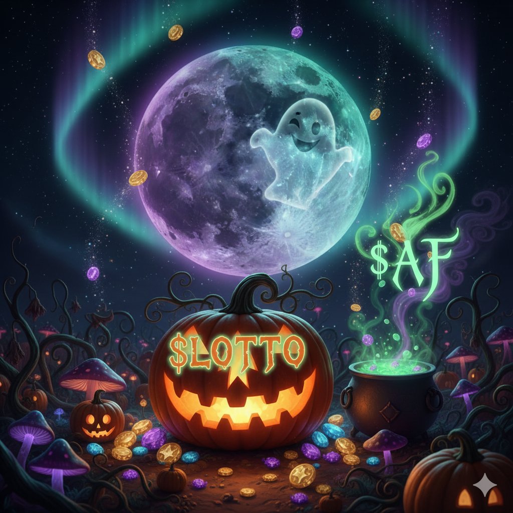 🚀 HALLOWEEN MOONSHOT ALERT! 🎃 LOTTO is your ticket to crypto candy riches – buy NOW before it 100x's: bwCs4bAMoExahc8Np2rxufxfrGai2Jb3mwkMqxkpump 

Pair it with $AF for the ultimate witch's brew: FvNcnFnWtschwYRNP758bg5yqmXBUKdDDcUcbrVvKLHv 

Don't ghost your gains! 👻 #LOTTO