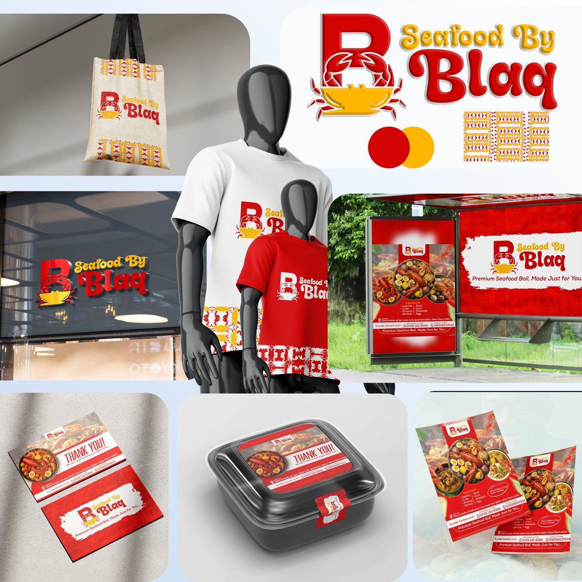 Seafood by blaq done and delivered am fully at your services anytime let push pixels ..