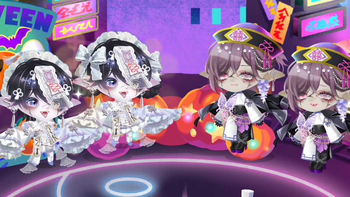 neige_xu's tweet photo. 🎃👻 𝟮𝟬𝟮𝟱 𝗛𝗮𝗹𝗹𝗼𝘄𝗲𝗲𝗻 🕯️🦇

  【併せテーマ：キョンシー】

#やたふぉるねじゆう https://t.co/PMrvdOlrbs