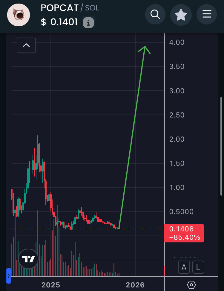 skmakeit's tweet image. During this boring $POPCAT PA, whales accumulated another $116,487 this week

Since we’re at a rock bottom level and whales continue to bid, that should make it obvious $POPCAT is here to stay and will pull crazy returns when liquidity flows in crypto memes again.

The $DOGE…