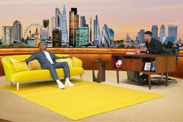 BroadleyStudio's tweet photo. From shoot to screen in 4 days.

Yellow Couch with Jeremy Lynch premiered yesterday on Paramount’s Pluto TV, filmed at Broadley Studios London using our full virtual production workflow.
Read more 👉 https://t.co/70BVsj2OHw
#BroadleyStudios #VirtualProduction #Paramount #PlutoTV https://t.co/FUX8Pt0hBh