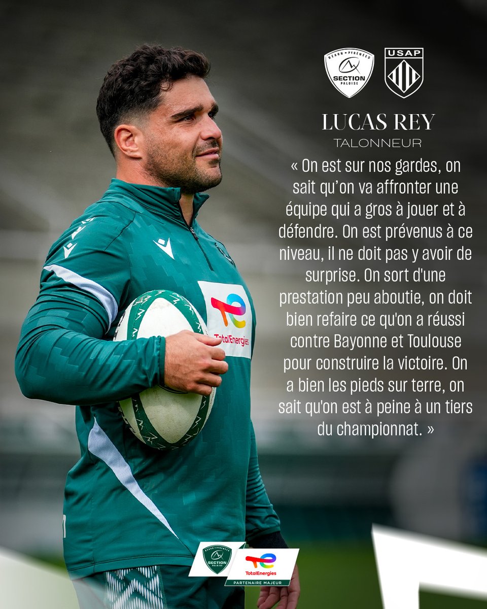 SectionPaloise's tweet image. 🎙️ L'𝐚𝐯𝐚𝐧𝐭 𝐦𝐚𝐭𝐜𝐡 en point presse 

#SPUSAP #TOP14 #HonhaSection