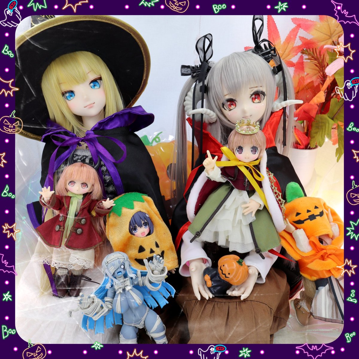 #ドールでハロウィン

2025年　今年の新入生たちで、ハッピーハロウィン🎃