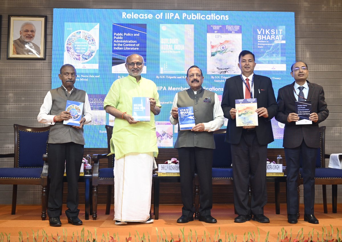 VPIndia's tweet image. Hon’ble Vice-President of India and President of the Indian Institute of Public Administration (IIPA), Shri C. P. Radhakrishnan, presided over the 71st Annual General Body Meeting (AGM) of IIPA on #RashtriyaEktaDiwas.
The Vice-President emphasised the vital role of civil…