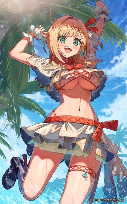 \#レスレリ メモリア紹介/ 「優勝間違いなし!」 イラスト:黒井ススム()さん 「ベップ～!どう?今の撮れた!?」 「完璧よ姉様!最高の1枚が撮れたわ!」 「見せて～!おおっ!我ながら完璧な笑顔!最高の着こなし!これは優勝間違いなし!」 「ええ!姉様専属撮影係の私に任せて」