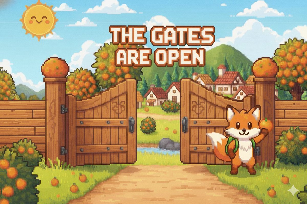 The Gates are open 🍊 

5 orange crush spots waiting for the real ones  

like + repost + comment🍊+ join discord  

discord.gg/jbX3ACw6GW