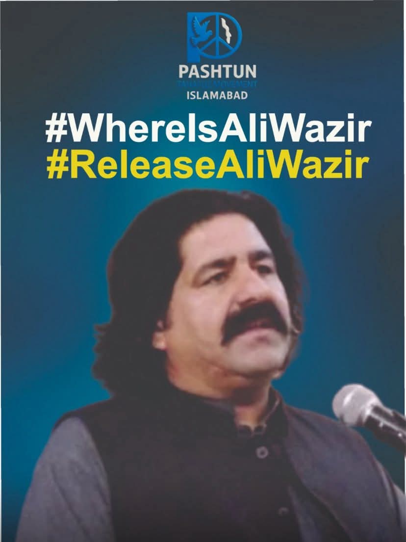 Pakistani Military Intel Agencies #ISI #Mi have abducted #AliWazir from #Sukkar jail #Sindh. He is a Pashtun #HRD &amp; a leader of #PTM a non violent HR org. Paki Military forces him to record a statement about #DurandLine &amp; it is reason he is being tortured. HR orgs take notice.