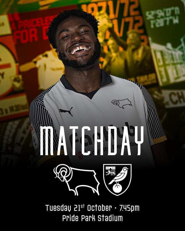 setpieceagency's tweet photo. 21st - Derby County
Nice photography, but the rest feels quick and basic.
Badges are too big, text too big - scale’s just off overall.
Plenty of opportunity here to build on a strong base.

PS STEVE GIBSON IS KING
#FootballDesign #EFL #MatchdayGraphics https://t.co/mHERyGIKov