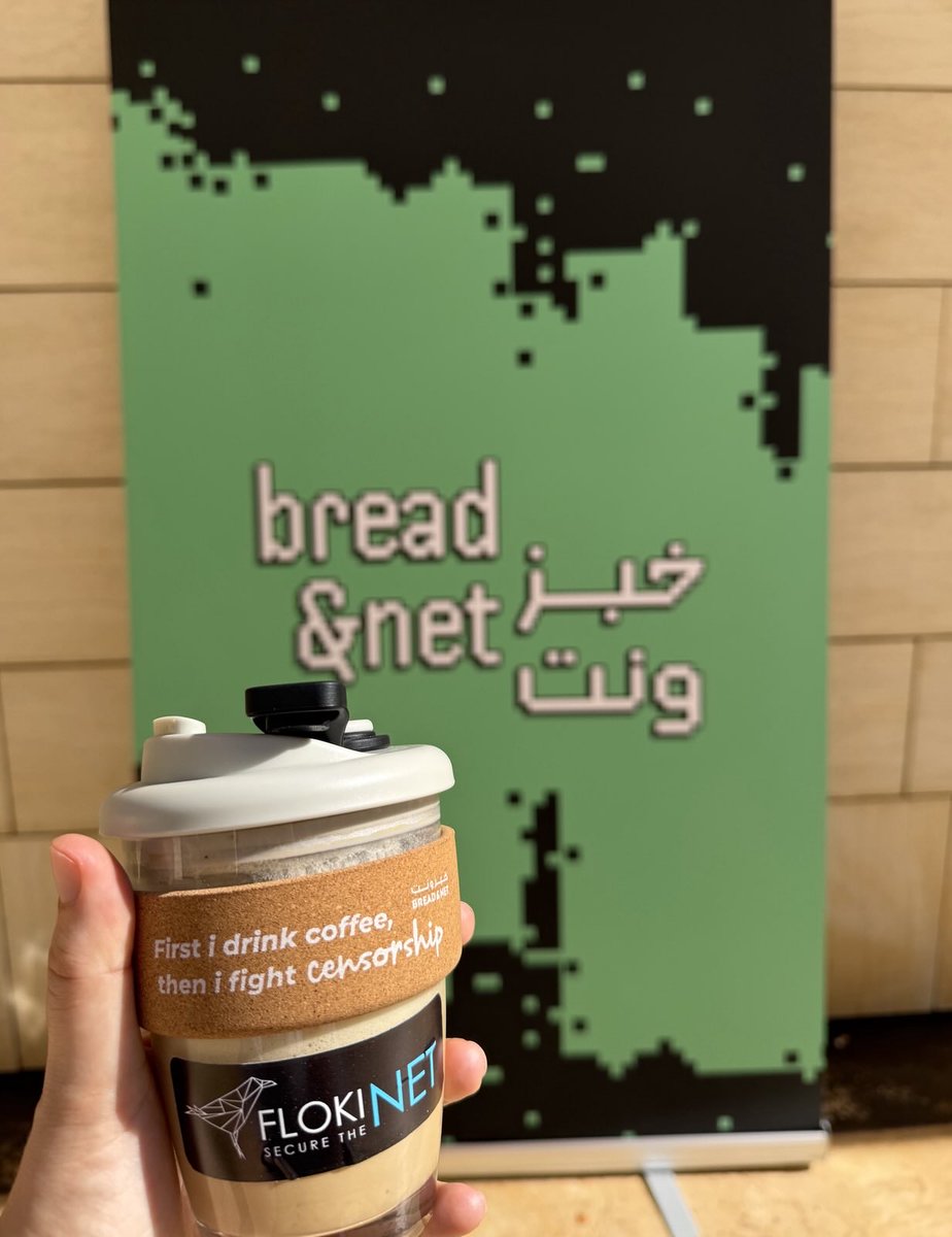 FlokiNETehf's tweet image. Checklist for today at @breadandnet: 
✅ Drink coffee ☕
✅Fight censorship 💪

#breadandnet #smexorg