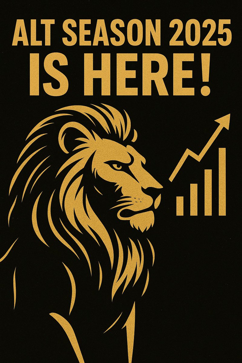 FortuneNavigato's tweet photo. 🚀 ALT SEASON 2025 IS HERE!
The lions are waking up.
Bitcoin opened the gates, and now it’s time for altcoins to roar. 🦁💥

#AltSeason #CryptoLion #Crypto #Altcoins #BullRun2025 https://t.co/MbjOl9u27o
