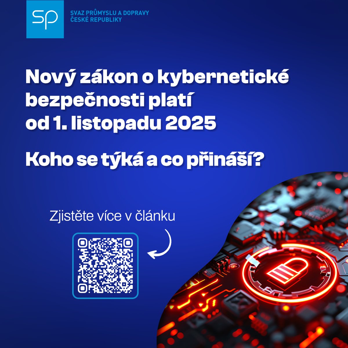 ❗️Nezapomeňte ❗️
Od 1. listopadu 2025 začne platit nový zákon o kybernetické bezpečnosti.🛡️

👉Přečtěte si v článku, pro koho je to důležitá zpráva a co vše zákon požaduje.
spcr.cz/novy-zakon-o-k…