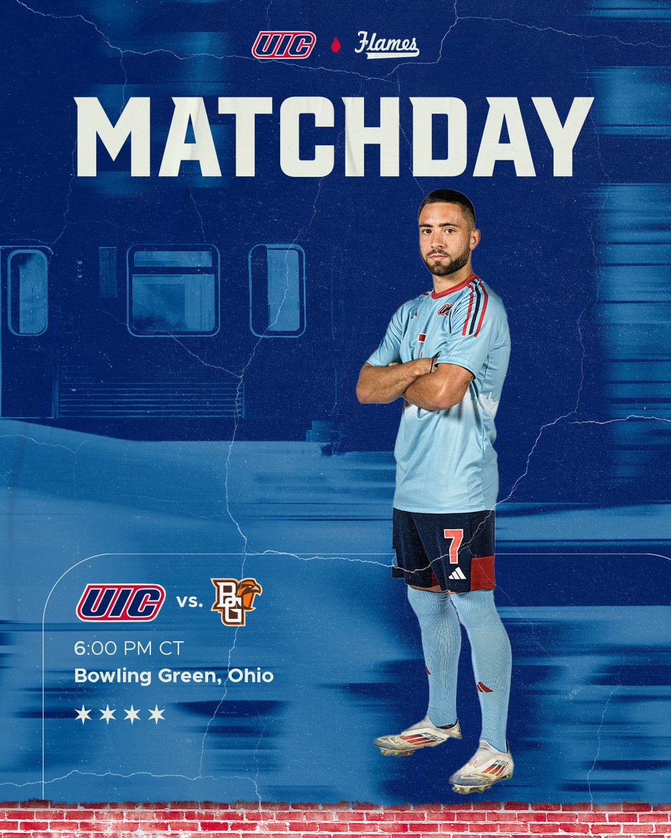 🔥⚽️ All treats, no tricks. 🎃

Match #15 🆚 Bowling Green
📍 Cochrane Stadium
🕐 6 p.m. CT/7 p.m. ET
📺 (YouTube) uicflam.es/watch
📊 uicflam.es/stats

#ChicagosCollegeTeam
