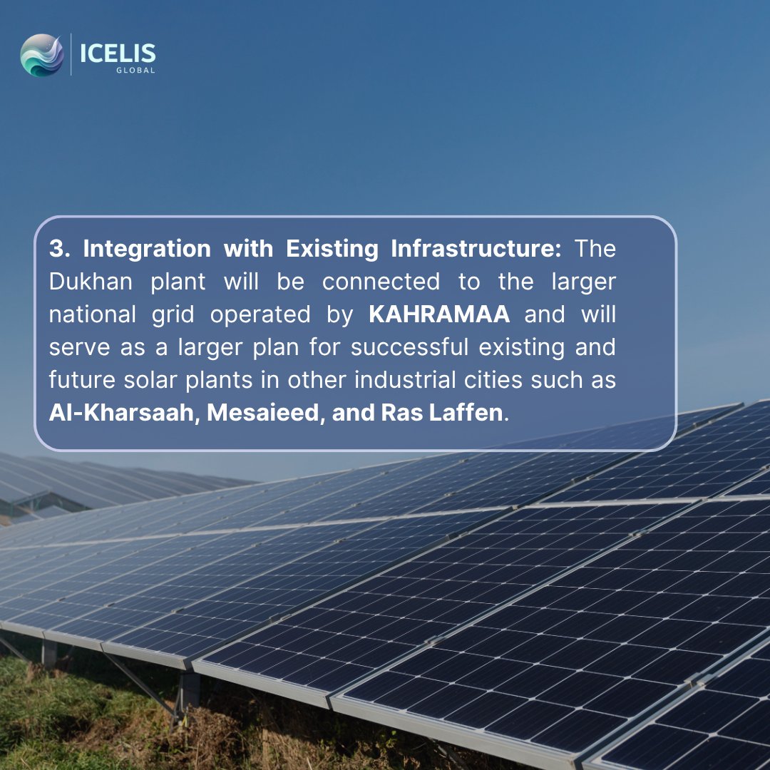 icelisglobal's tweet image. #QatarEnergy #Dukhan #solarpowerplant #sustainability #renewableenergy #ICELISGlobal