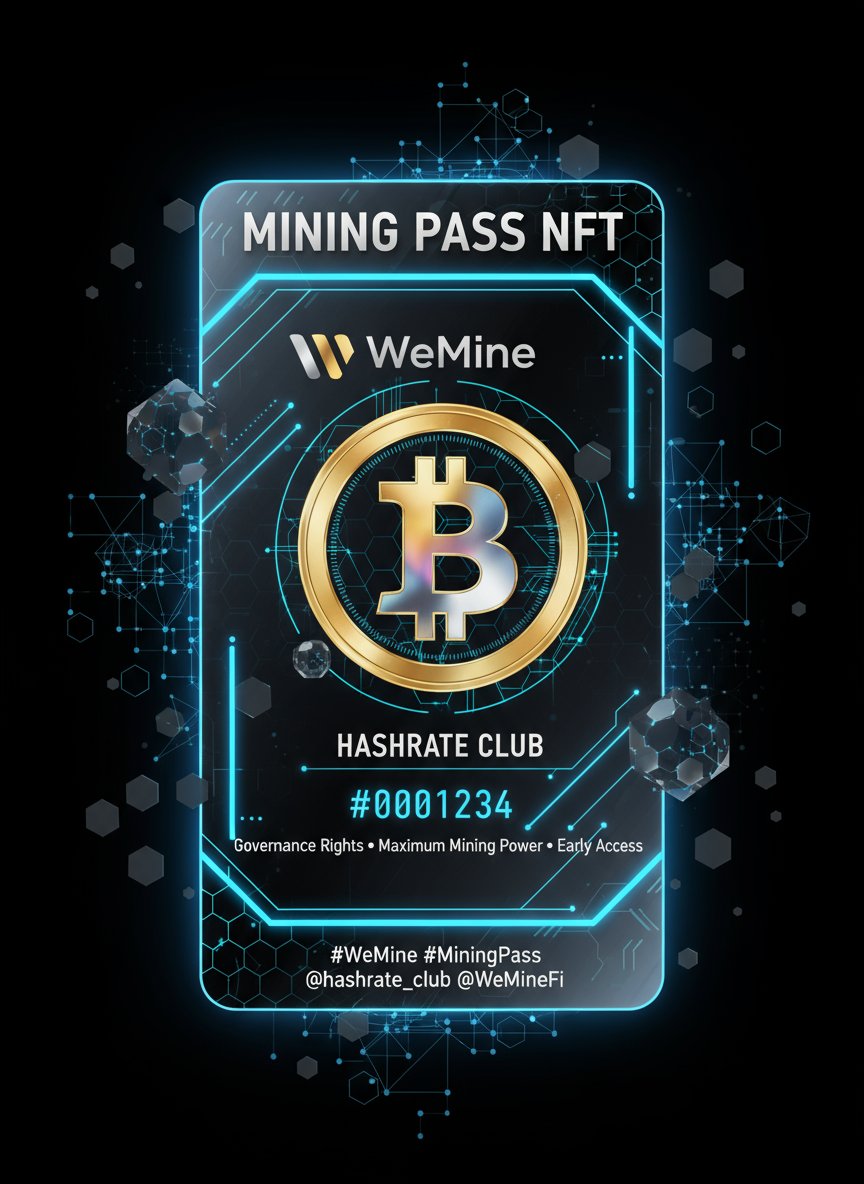 Tan9Best's tweet photo. My vision of the #WeMine #MiningPass for the HashRate Club @hashrate_club  @WeMineFi https://t.co/AFLGZVeYCs
