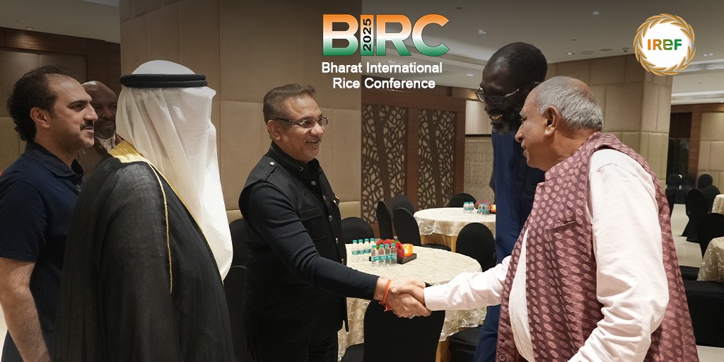 gautamhere_'s tweet photo. A moment of global pride — hats off to @DrPremGarg and #IREF for their unmatched vision and effort. India has officially taken the lead in shaping the future of the world rice trade! 🌾🌍 #BIRC2025 
#BIRC2025MadeHistory https://t.co/sgrkjULyMd