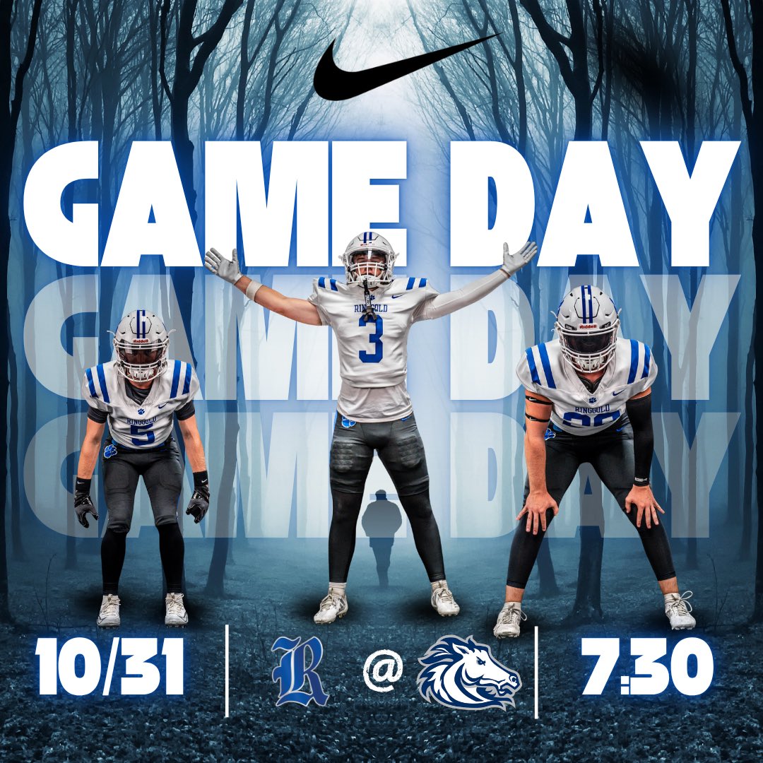 GAME DAY # 🔟

🆚Coahulla Creek
🏟️The Creek
⏰7:30 Kickoff 
🎃 Road Dogs
💻 Ringgold Sports Network