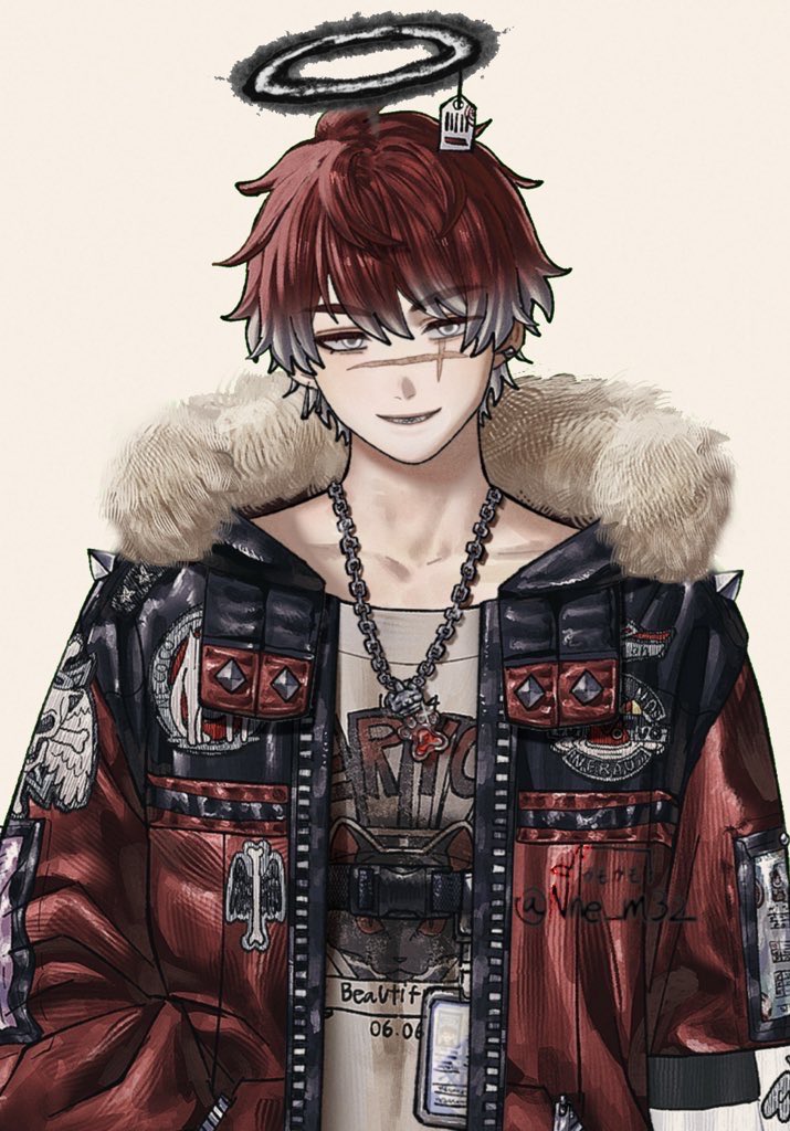 Nne_m32's tweet image. #今月描いた絵を晒そう
Live2Dの絵も含め、今月も一次創作を描いた月でした！