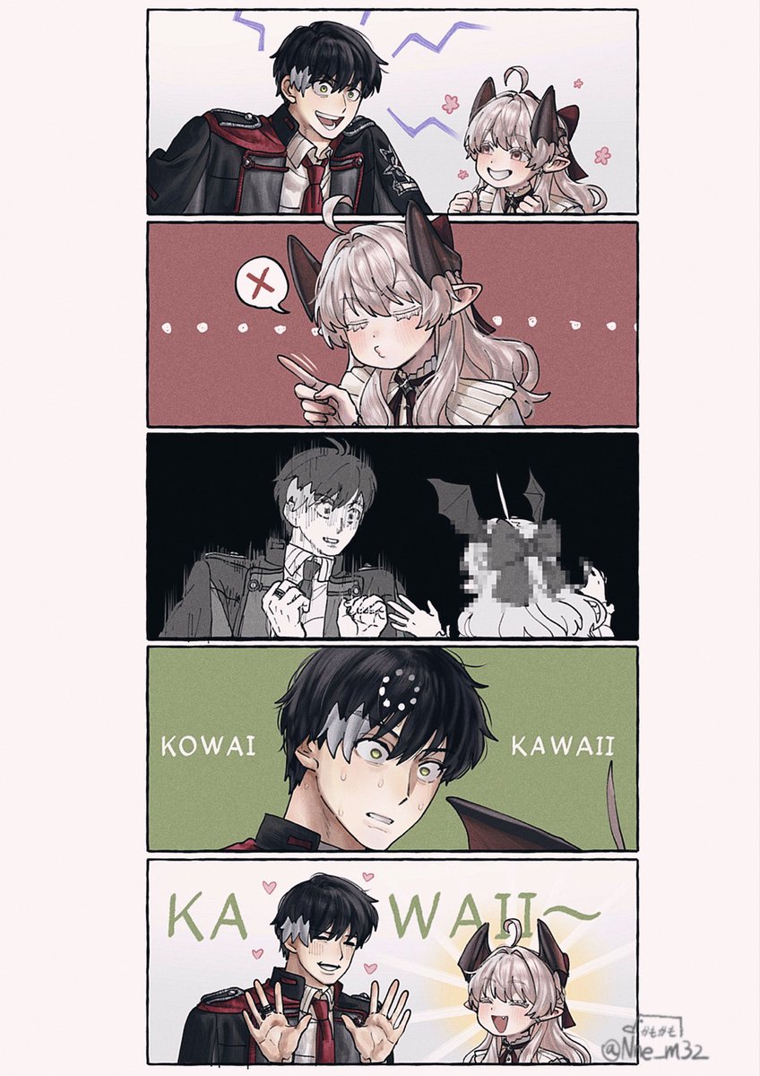 Nne_m32's tweet image. #今月描いた絵を晒そう
Live2Dの絵も含め、今月も一次創作を描いた月でした！