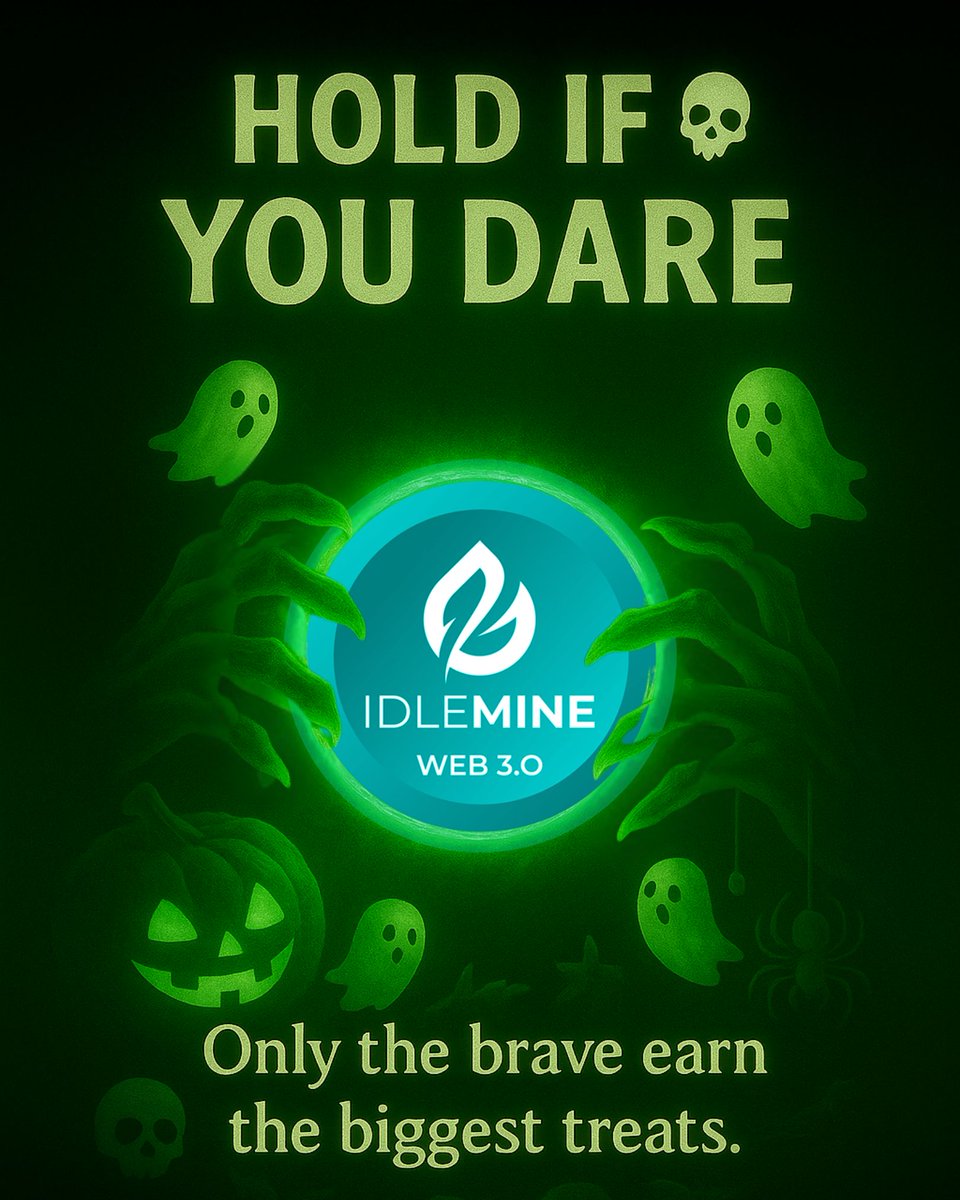 stringidlemine's tweet image. 🎃 Trick or Treat?
⚡ Hold if you DARE!
Only the brave earn the biggest treats. 🍬💰

Do you have the courage to hold your way to rewards?
Play now 👉 play.google.com/store/apps/det…

#IdleMine #IdleMineKling #HoldToEarn #TrickOrTreat #HalloweenGaming #SolanaGaming #GameFi #CryptoRewards