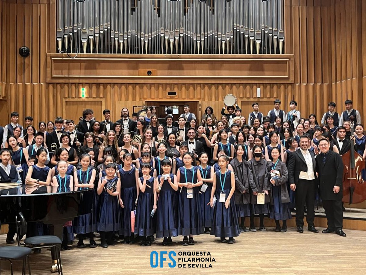 Durante nuestra visita a Viena, compartimos escenario con la Chingshin Academy Symphony Orchestra (Taiwán) en un concierto que celebró el encuentro entre culturas diferentes.

#OFS #suenafilarmonia #filarmoniadesevilla