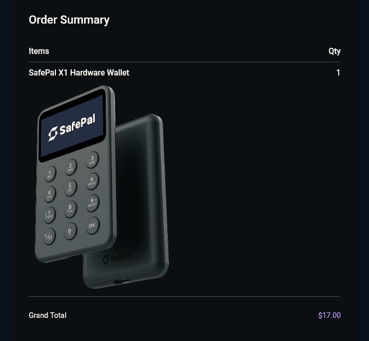 Just ordered my first Hardware wallet !! 
Thanks <a href="/JumperExchange/">Jumper</a> &amp; <a href="/safepal/"></a>
 💜