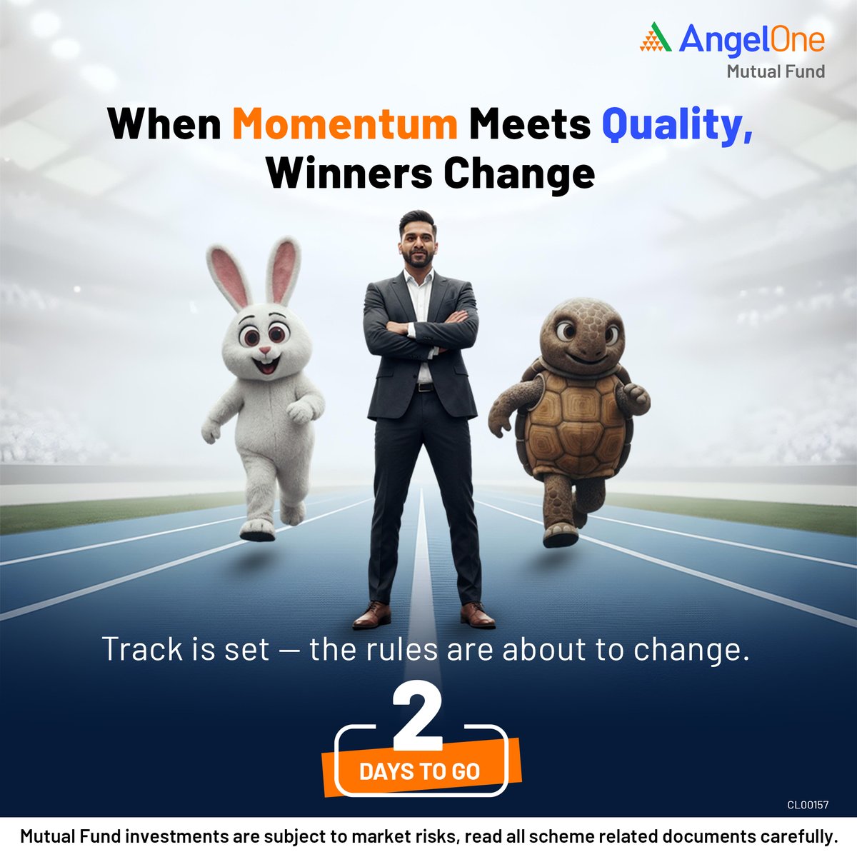 Forget who won last time. The smart one hits the track.

#Nfo #Mutualfund #AngelOneMutualFund <a href="/AngelOne/">Angel One</a>