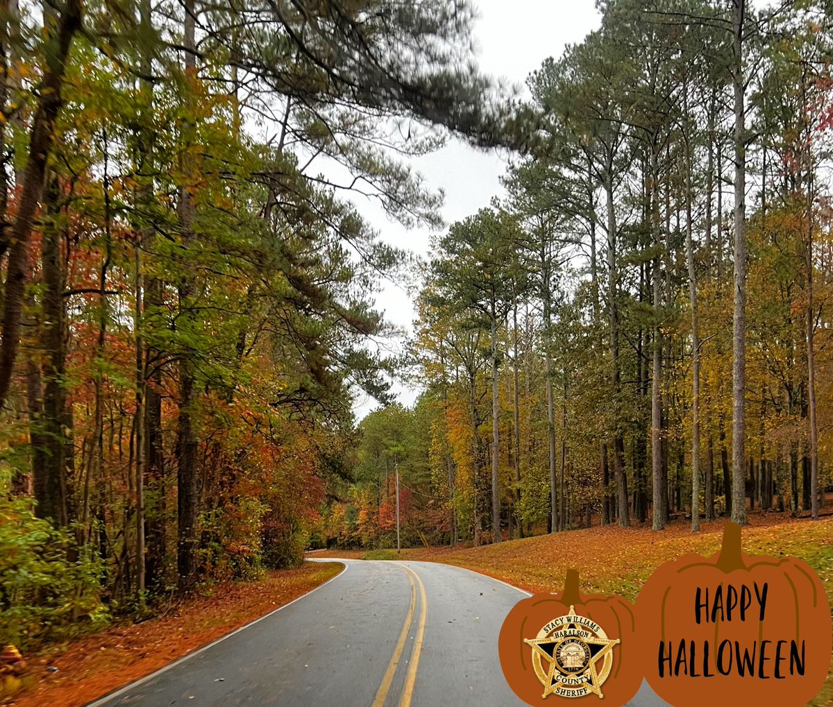 Good Friday morning, Haralson. We hope y’all have a safe, happy Halloween.

“In masks and gowns we haunt the street and knock on doors for trick or treat.” — Jack Prelutsky, “It’s Halloween”

#HaralsonMornings
#HappyHalloween
#Weekend
#HCSO
