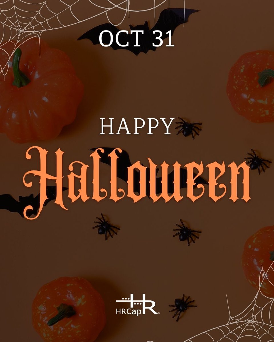 HRCapInc's tweet image. Happy Halloween! May your night be filled with a touch of magic, mystery, and just the right amount of spooky fun!

#HalloweenMagic #SpookyNights