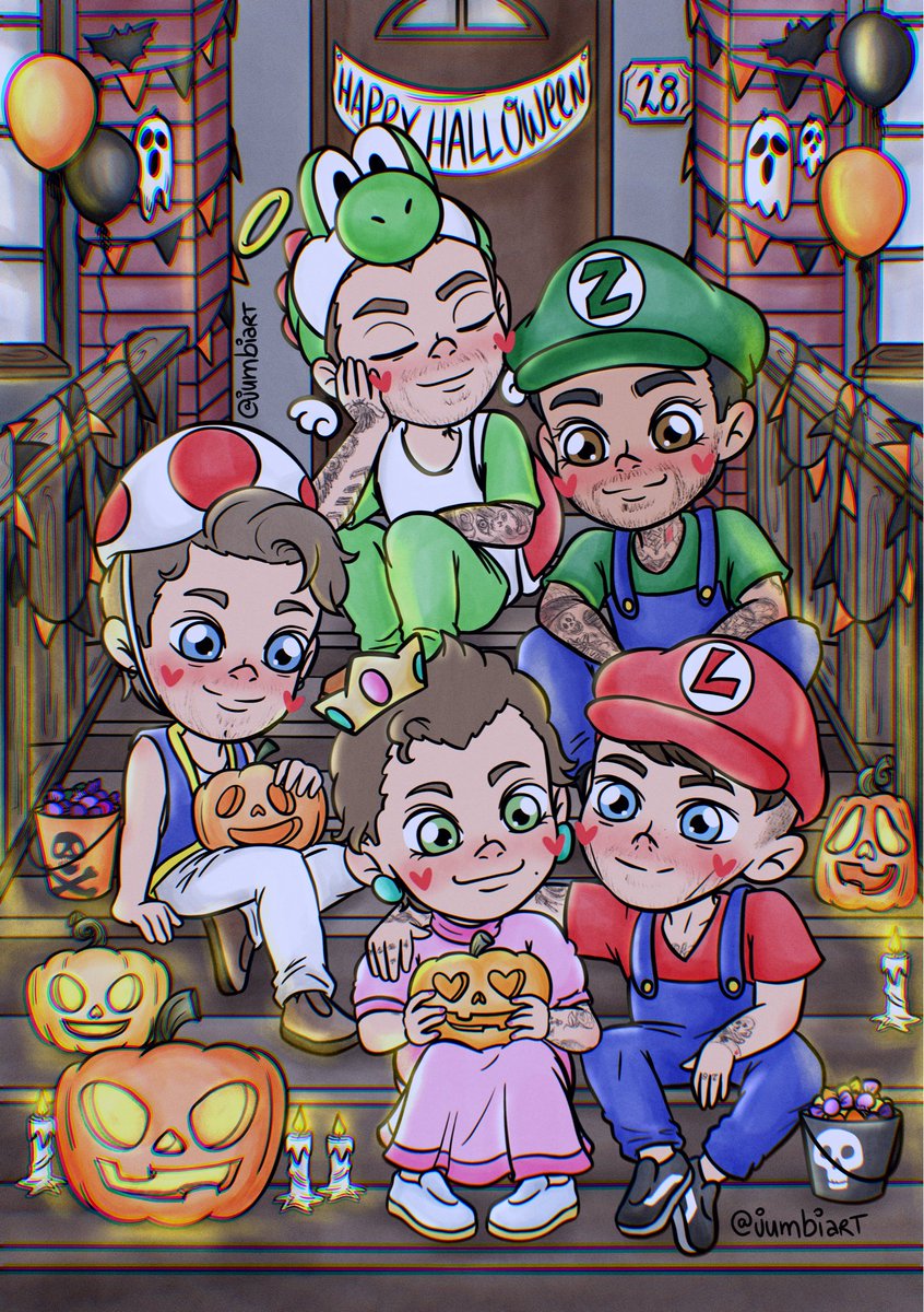 happy halloween from super 1D world 🎃