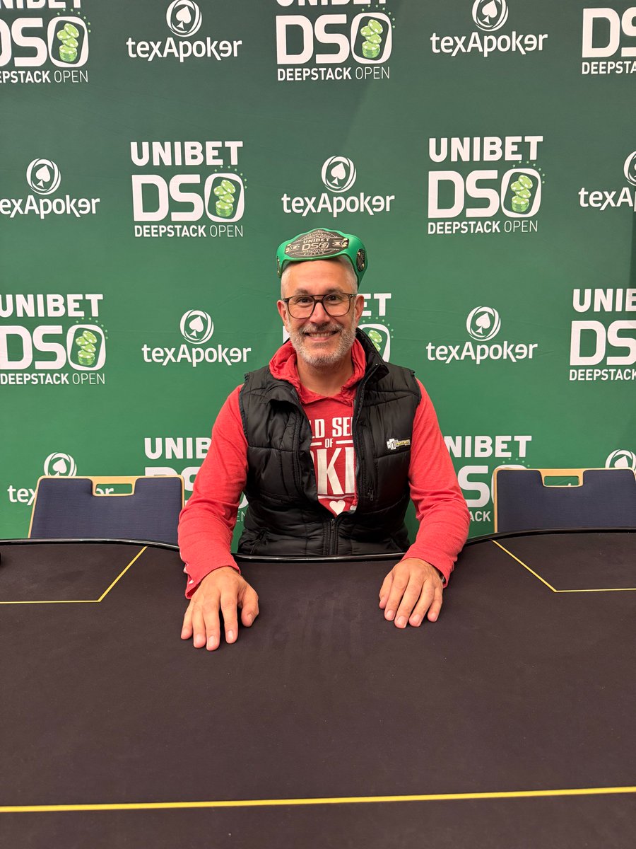 👏 Guillaume Molinod remporte l'UDSO Mystery Bounty à 250€ (267 entrants) du festival Unibet DeepStack Open pour 7 400€ + 3 900€ en prime mystère au Casino Impérial d'Annecy ! #poker #pokerlive #UDSO 

🧐 Pendant ce temps-là, le Jour 1A du Main Event à 550€ a enregistré 224