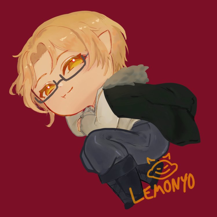 Lem0nic's tweet photo. anyway take 2
back to making chibis yippieee
(made for a friend) https://t.co/mNe8djj6Hq
