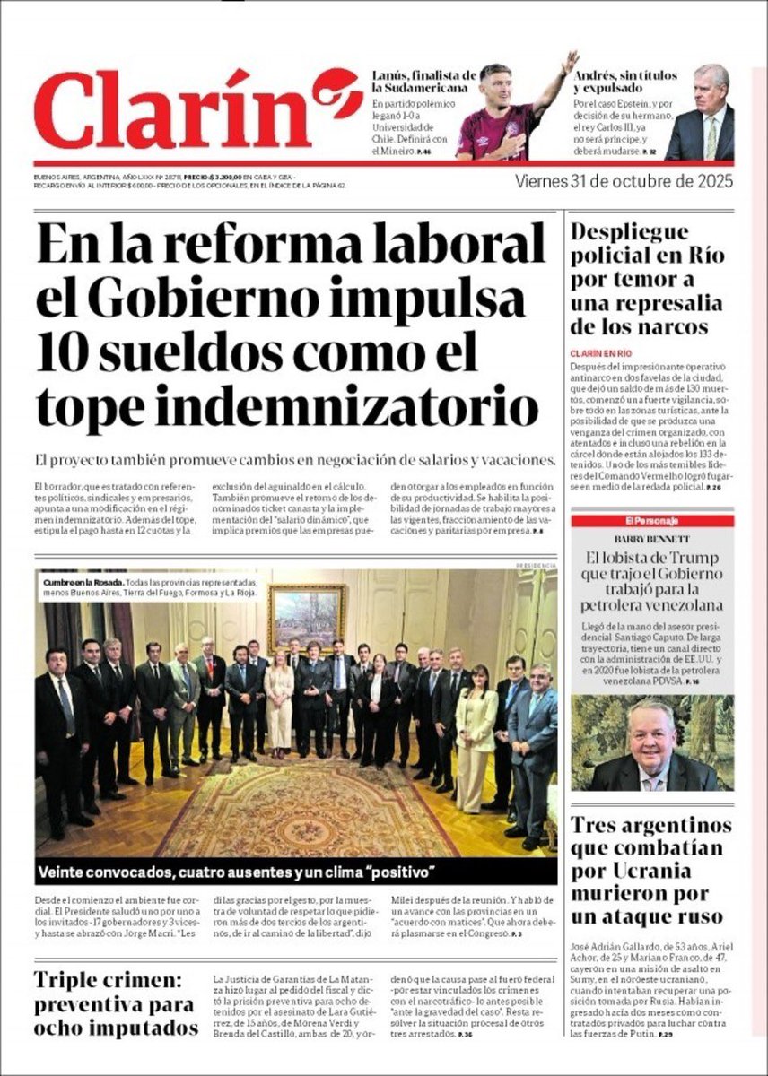 Letra gigante: tope de indemnizaciones

Letra mediana: cambio de negociación de salarios y vacaciones 

Letra chica: pago de sueldos con tickets canasta, extensión de la jornada laboral y fragmentación de las vacaciones