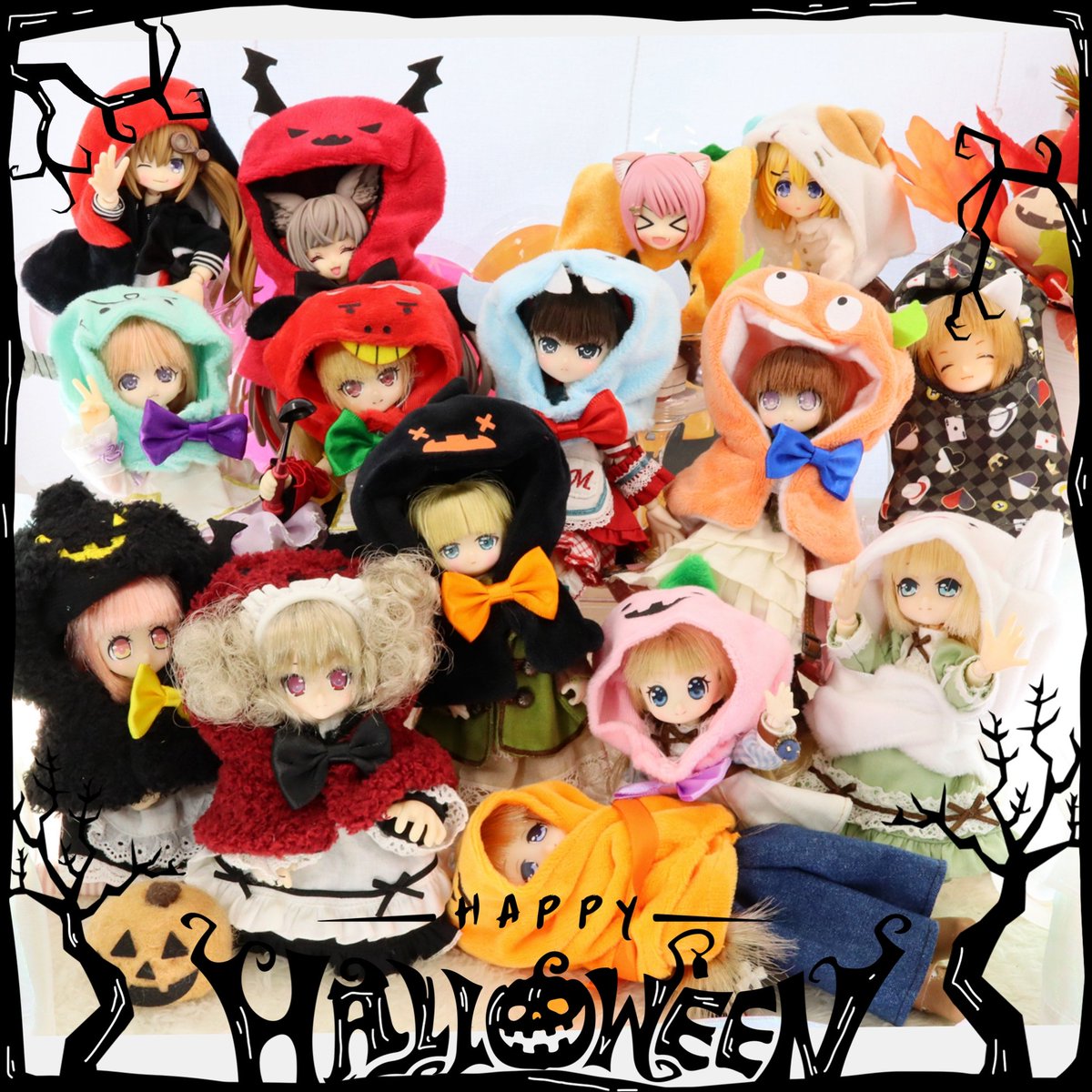 #深夜前のお題予想ドール撮影
お題予想「今日にふさわしい格好」

1/12オールスターズ2024
お菓子をくれなきゃ…暴れるぞ!!!!!