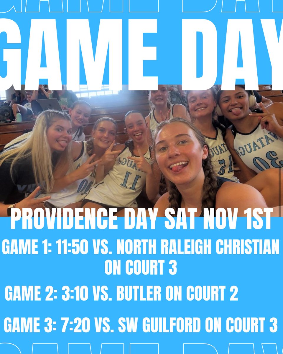 We're excited to compete on Sat Nov 1st at Providence Day in Charlotte!