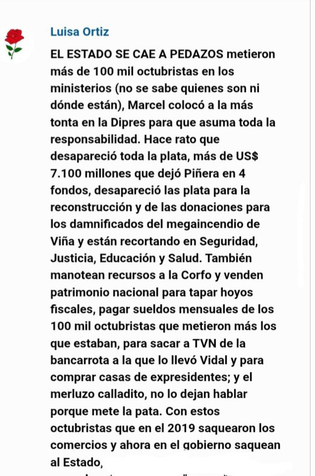 <a href="/biobio/">BioBioChile</a> Que se saquen la careta y dejen de robar camufladamente a traves del Presupuesto 2026 dandole mas plata a <a href="/culturas_cl/">Ministerio de las Culturas</a> Fundaciones truchas de <a href="/mbachelet/">Michelle Bachelet</a> y otras inventadas, ONG truchas, Casas de Memoria y organismos de proselitismo usados para financiamiento de la candidatura de