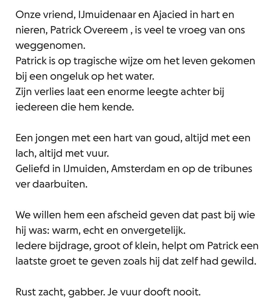 Steun deze GoFundMe-inzamelingsactie door een donatie te doen of de link te delen: alle kleine beetjes helpen. gofund.me/209dc8bf9