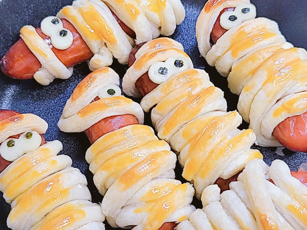 ウインナーミイラたち🎃