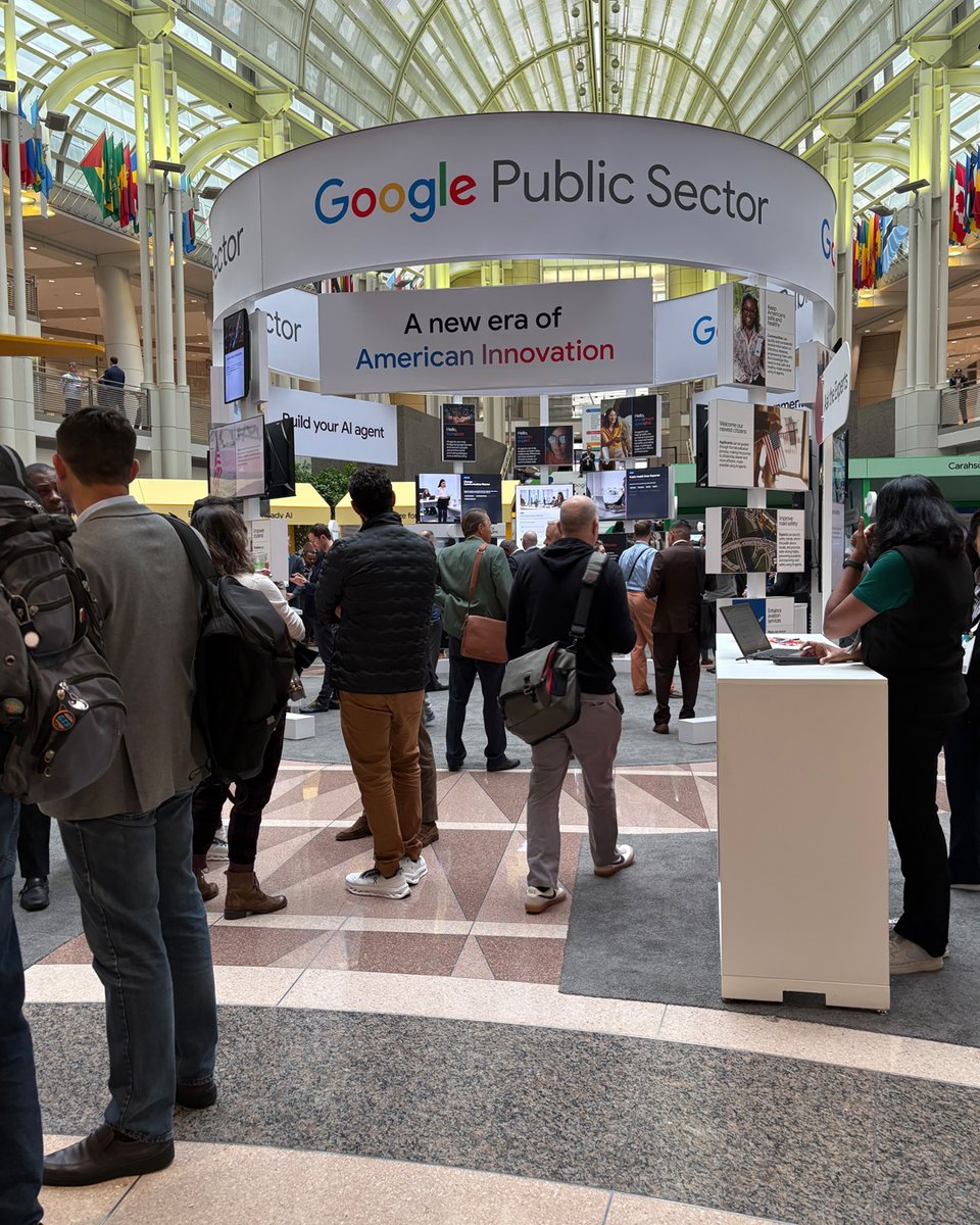 egenaiofficial's tweet image. What an inspiring time at the Google Public Sector Summit 2025 in D.C.!
Our team explored how cloud and AI are transforming government operations, and shared ideas shaping the future of public service.
Thank you, @googlecloud, for inspiring collaboration!
#GoogleCloudPartner