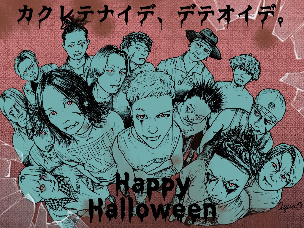 Aqua_of_69's tweet photo. カクレテナイデ、デテオイデ。
…ミィィィツケタ。
#Halloween #TRIPLEAXE #ハロウィン https://t.co/okLy6H2wri