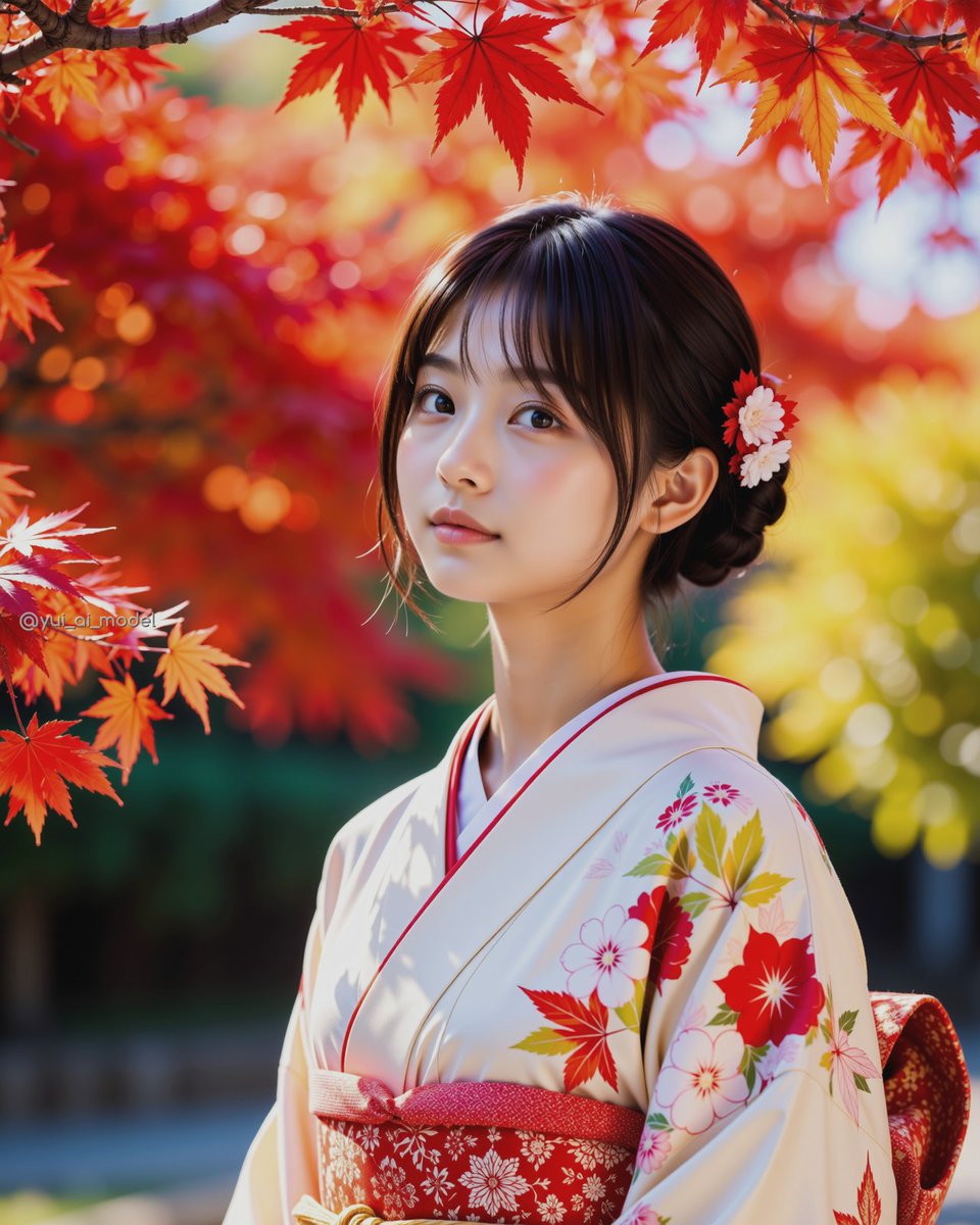 #AI秋の紅葉 
最終日？参加します～(*˘︶˘*).｡.:*♡
